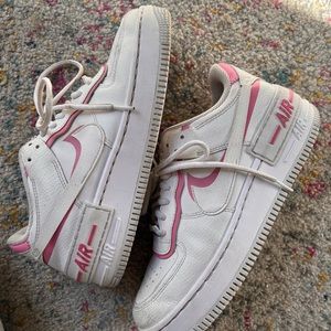 Pink Nike AirForce 1s - Women Size 9